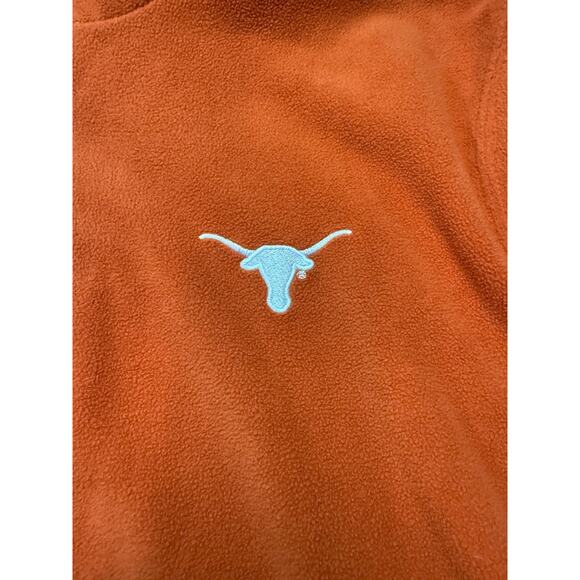 Texas Longhorns Red Oak Fleece Pullover 1/4 Zip Size L - Picture 3 of 9